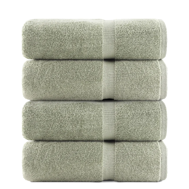 Weekend Shopping Highlights Belem 04 Pcs Bath Towel | Cotton Sage Green