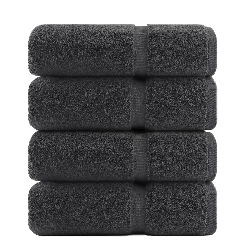 Weekend Super Sale Frenzy Belem 04 Pcs Bath Towel | Cotton Castlerock Grey