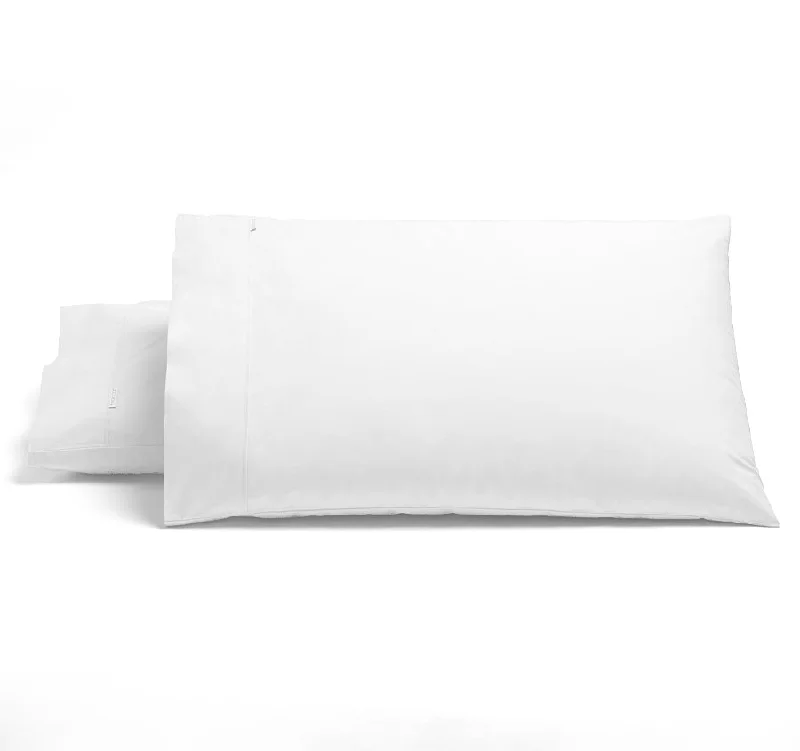 Weekend Best Deals Heston 300THC Cotton Percale Standard Pillowcase Pair White