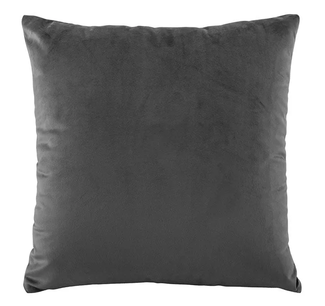 Weekend Big Savings Vivid Coordinates Velvet European Pillowcase Coal