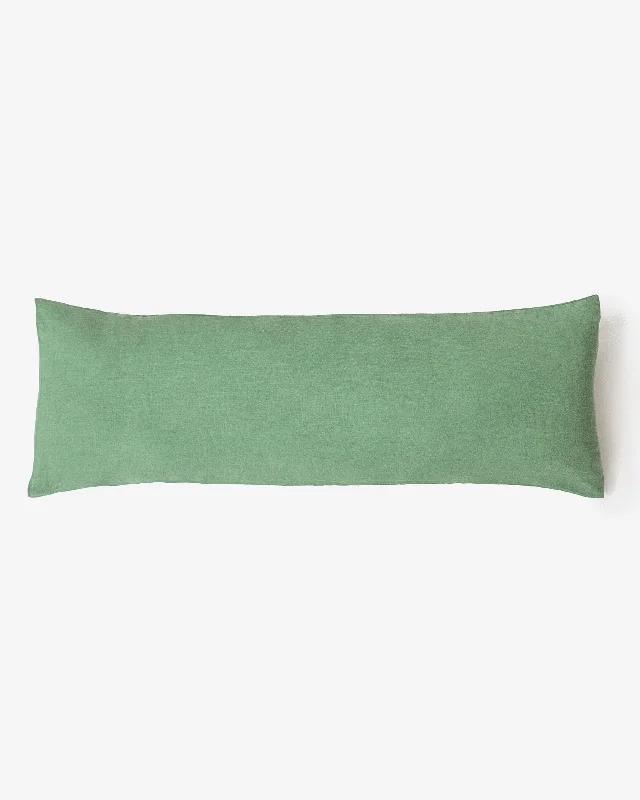 Weekend Flash Savings Body pillowcase in Matcha green