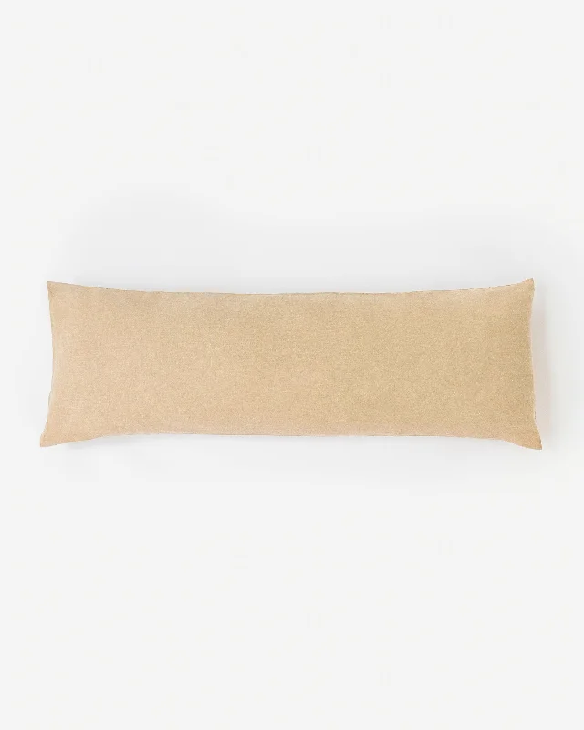 Price Slash Body pillowcase in Sandy beige