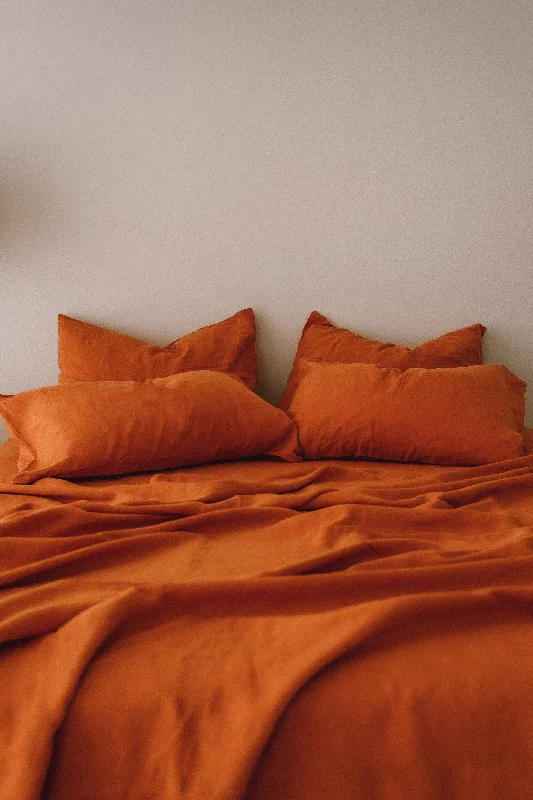 Shop & Get More Burnt orange pillowcase