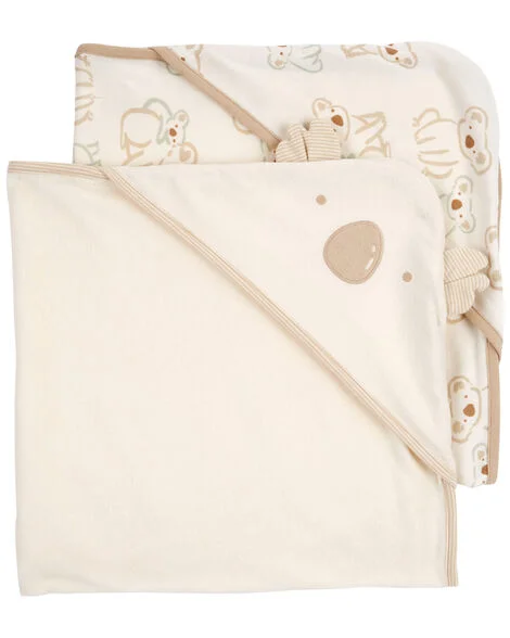 Flash Discounts Carter's Towel Ivory-Khaki Kola Face