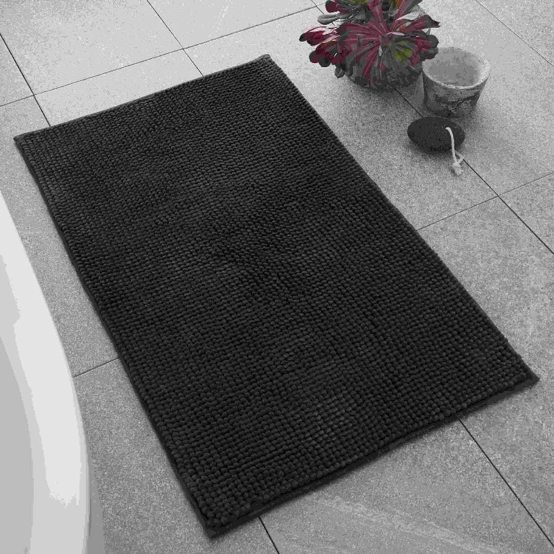 Shop & Save Bobble Bath Mat Charcoal