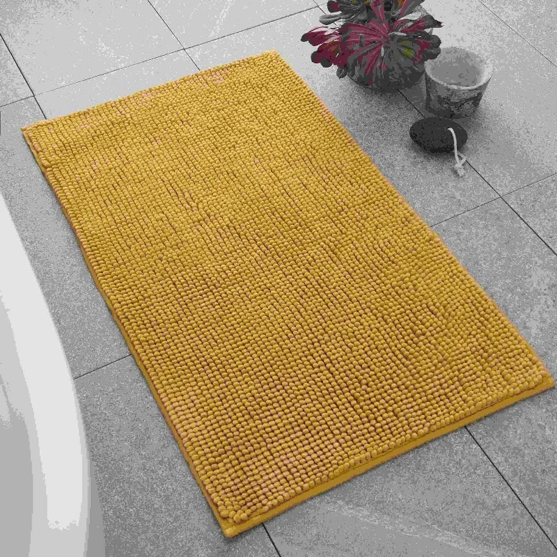 Grab It Now Bobble Bath Mat Ochre
