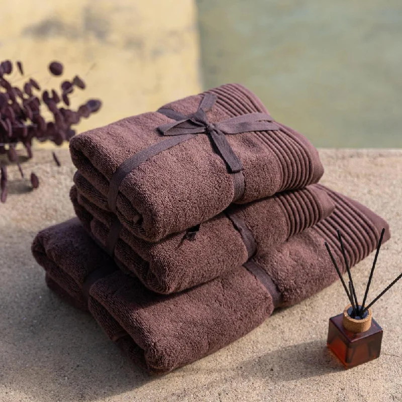 Weekend Super Sale Alert Chocolate Embrace. Fluffy Bath Towel