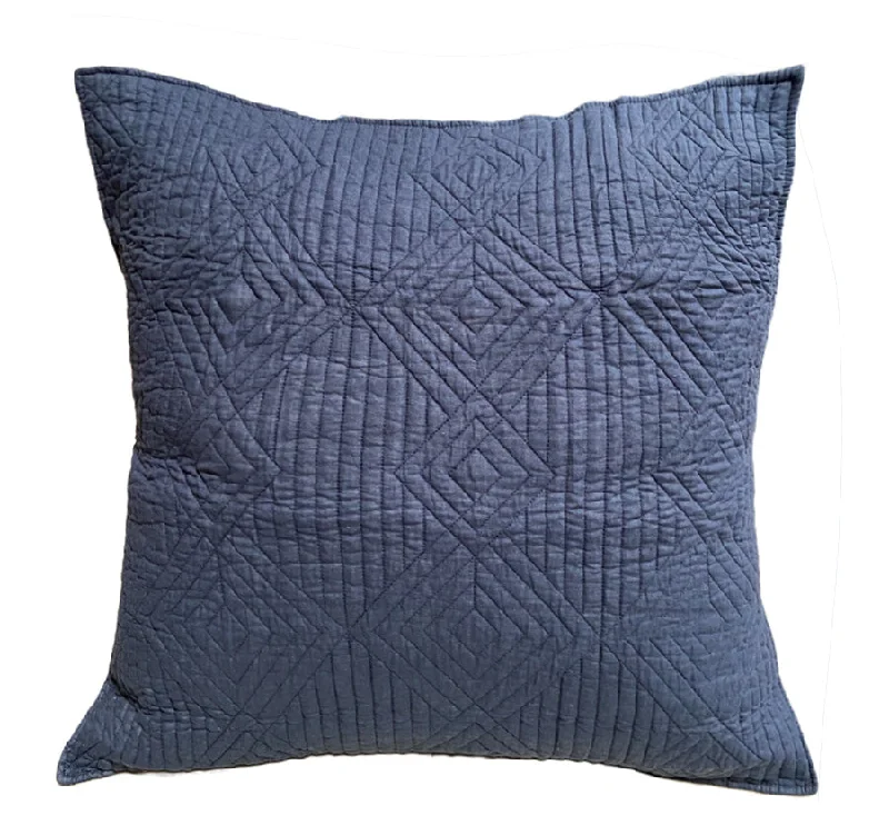 Exclusive Online Offers Diamond European Pillowcase Navy