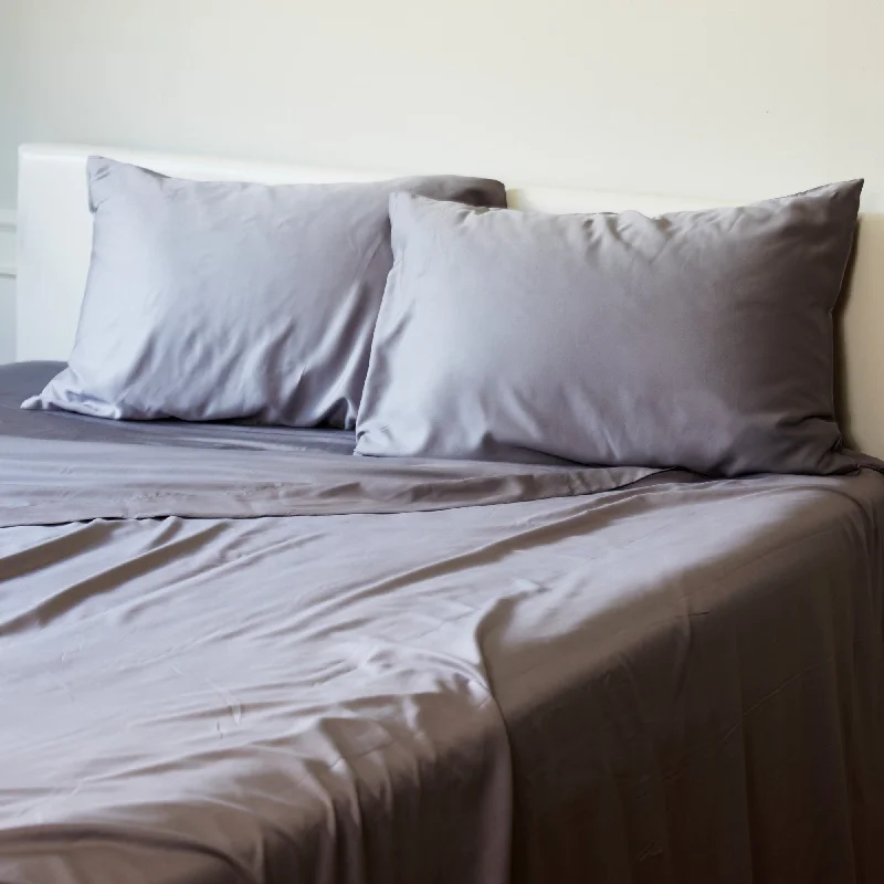 Weekend Hot Deals BedVoyage Luxury 100% viscose from Bamboo Pillowcase Set - Platinum