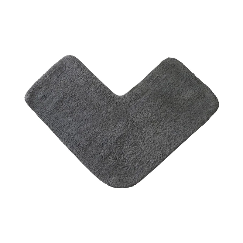 Deal Frenzy Corner Shower Mat Charcoal