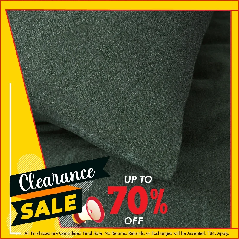 Weekend Special Shopping Event Cotton Pure™ Verde Green Jersey Cotton Bolster Case