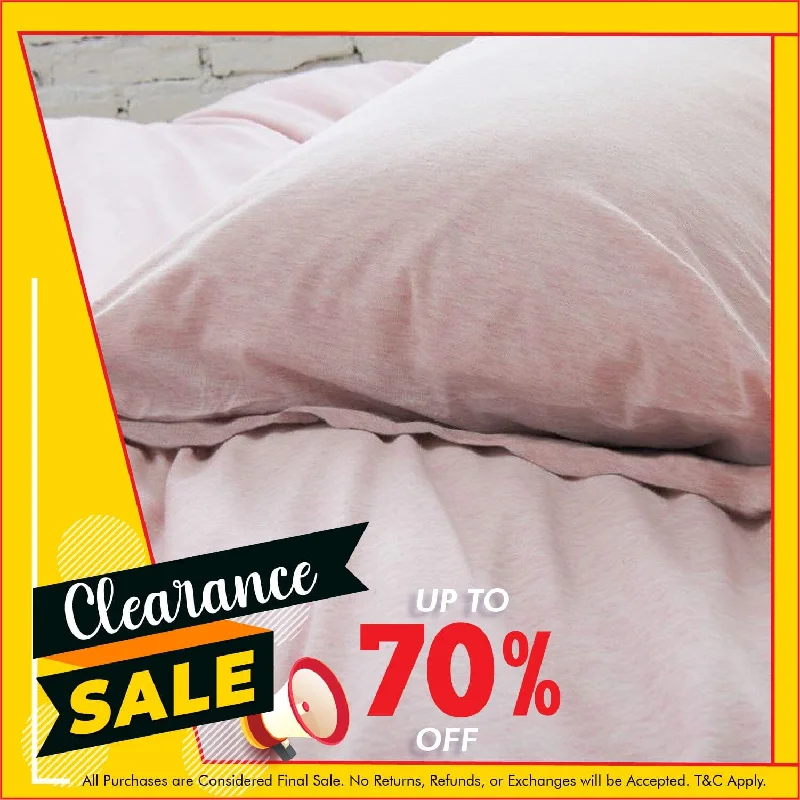 Weekend Best Buys Cotton Pure™ Cravina Pink Jersey Cotton Bolster Case