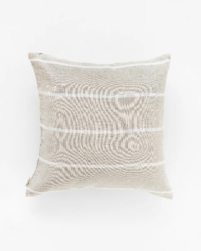 Special Offers Cushion cover with zipper in Ecru stripe