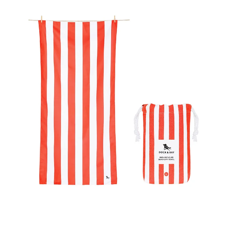 Shop More, Save More Dock & Bay Cabana Collection Beach Towel Large Waikiki Coral