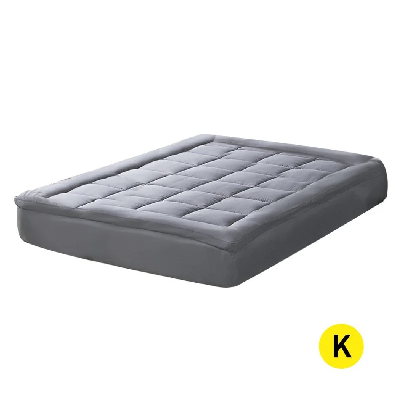 Weekend Sale Day Mattress Topper Bamboo Fibre Luxury Pillowtop Mat Protector Cover King Weekend Sale Day Mattress Topper Bamboo Fibre Luxury Pillowtop Mat Protector Cover King