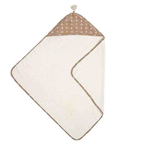 Best Deal of the Day Crane Baby Baby Hooded Towel Cream and Beige