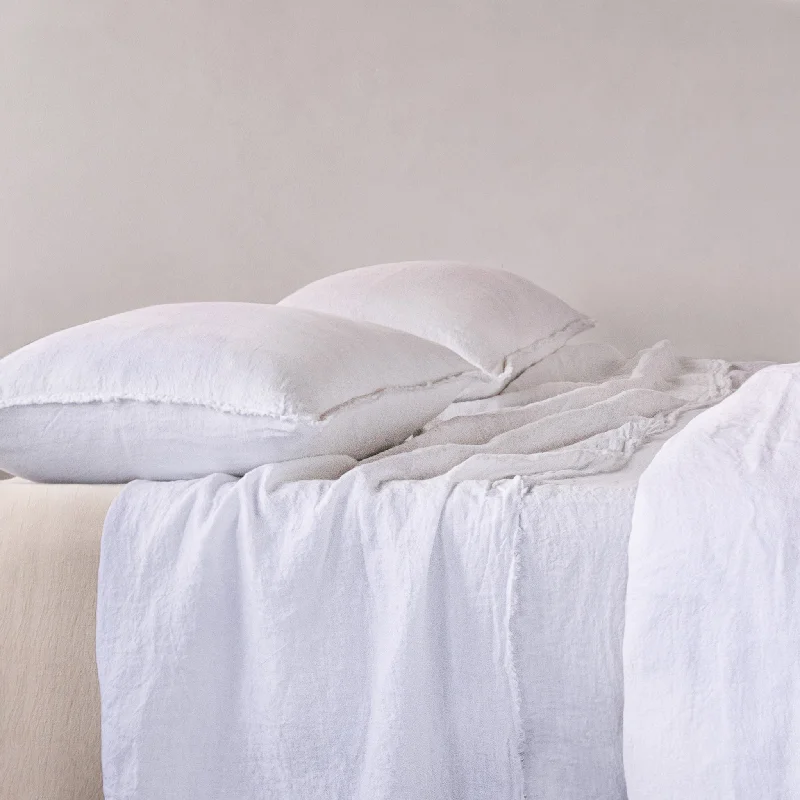 Weekend Deals Galore Flocca Linen Pillowcase - Ayrton