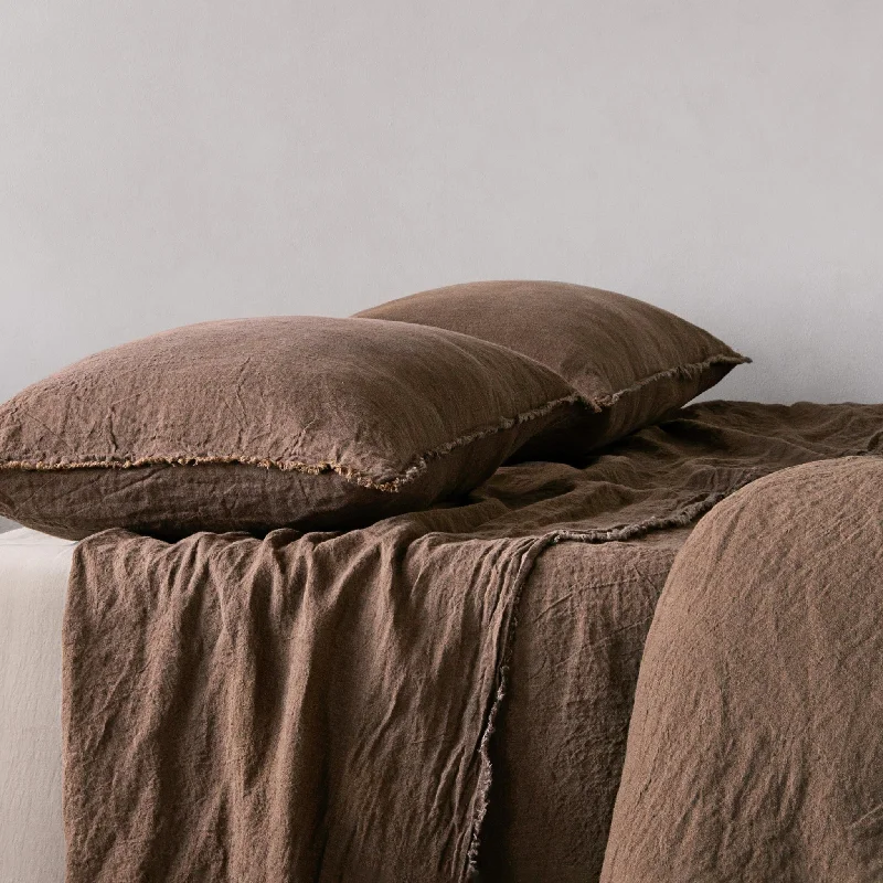 Hot Deals Flocca Linen Pillowcase - Bere