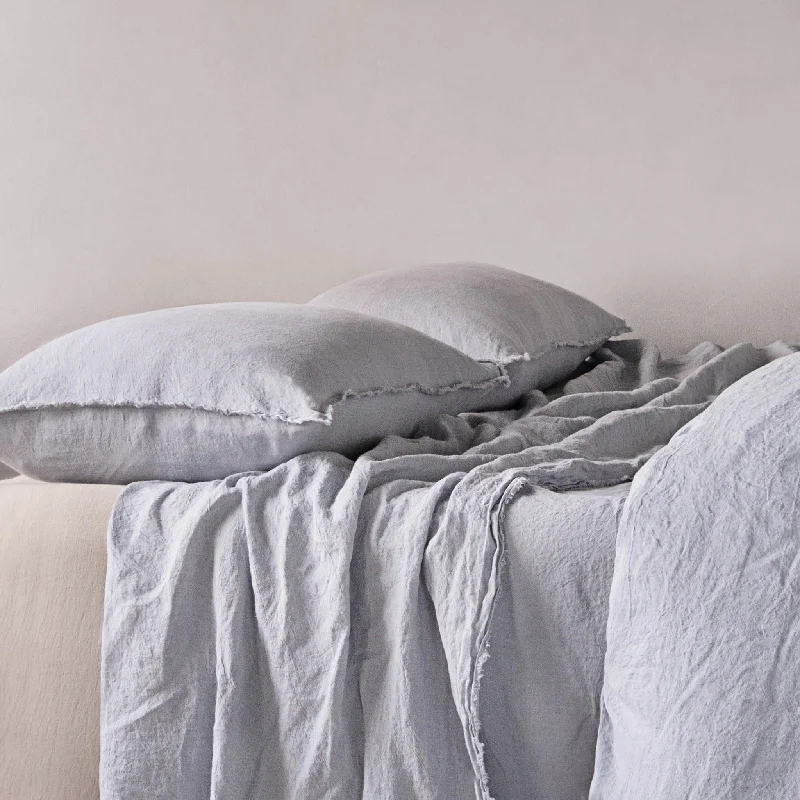 Best Price Guarantee Flocca Linen Pillowcase - Fog