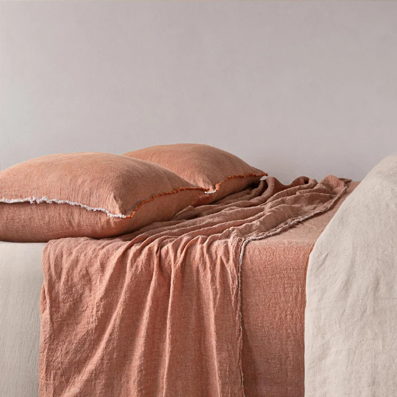 Massive Sale Event Flocca Linen Pillowcase - Porto