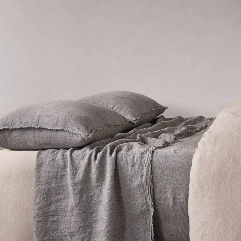 Limited Time Only Flocca Linen Pillowcase - Rok