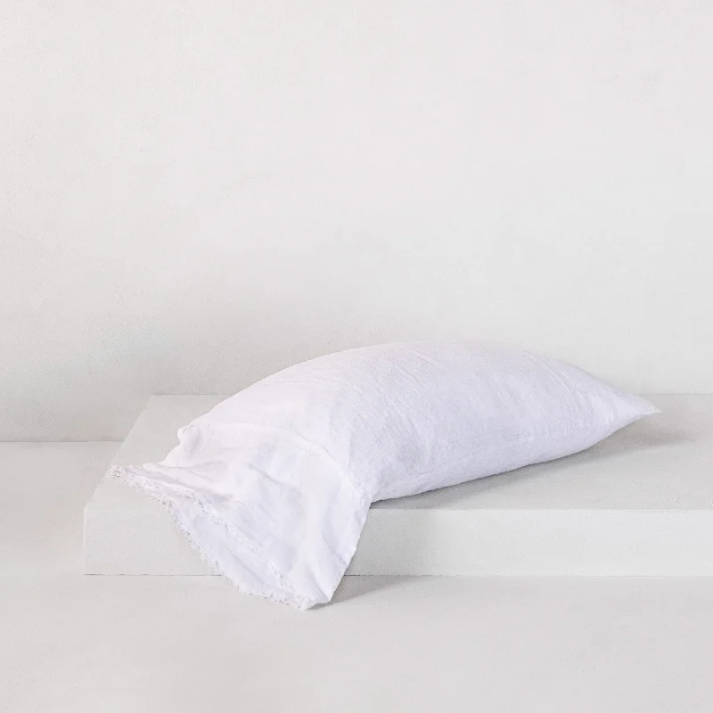 Best Prices This Week Flocca Long Linen Pillowcase - Ayrton