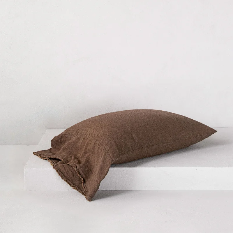 Exclusive Weekly Sale Flocca Long Linen Pillowcase - Bere