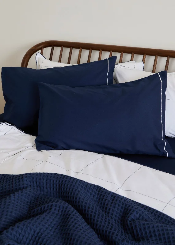 Weekend Deal Rush Foxford Navy Pillowcase Set