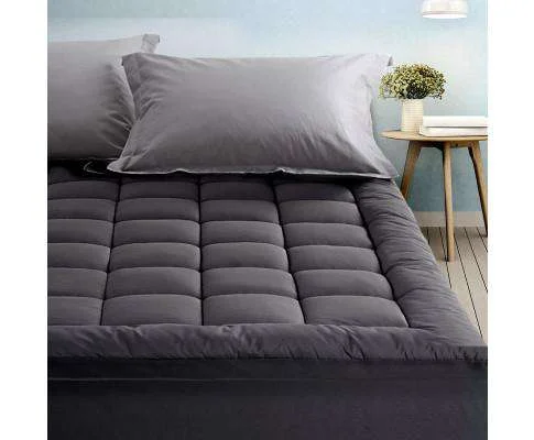 Weekend Special Sale Mattress Topper Pillowtop 1000GSM Charcoal Microfibre Bamboo Fibre Filling Protector Weekend Special Sale Mattress Topper Pillowtop 1000GSM Charcoal Microfibre Bamboo Fibre Filling Protector