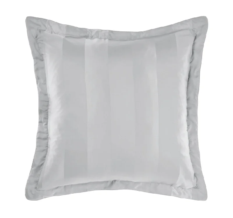 Shop & Save Francesco European Pillowcase Silver