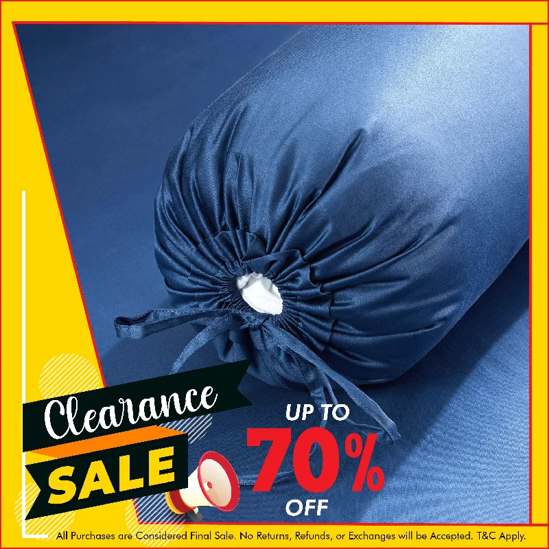 Weekend Markdowns Galore Hotelier Prestigio™ Supima Cotton Cyprus Blue Bolster Case