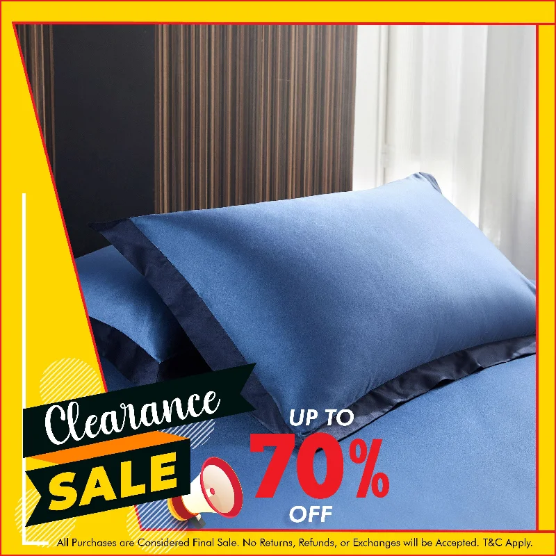 Weekend Bargain Shopping Hotelier Prestigio™ Supima Cotton Cyprus Blue Pillow Case