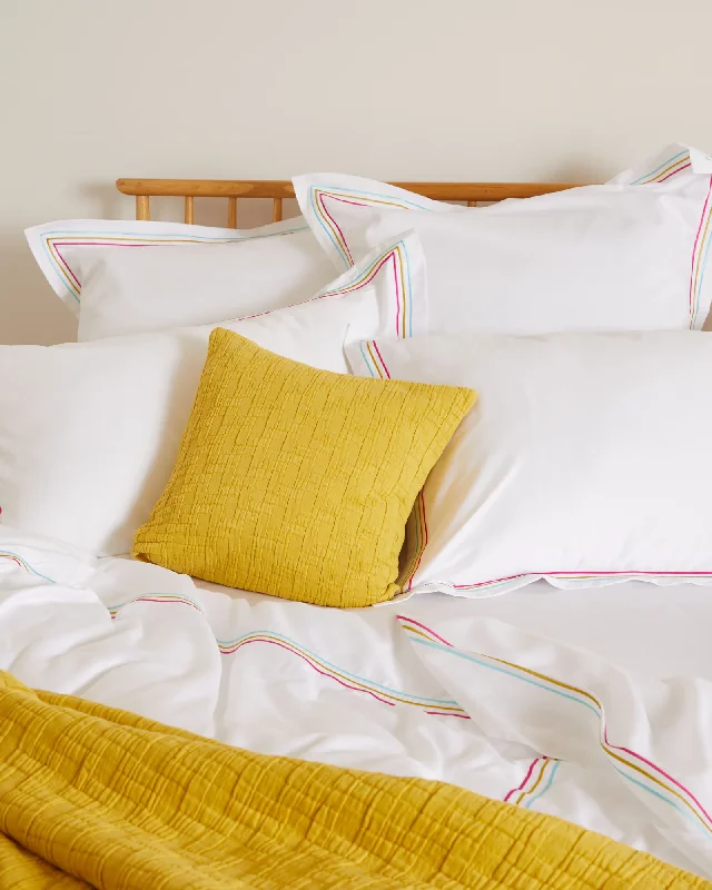 One-Day Sale Foxford Rainbow Standard Pillowcase Set