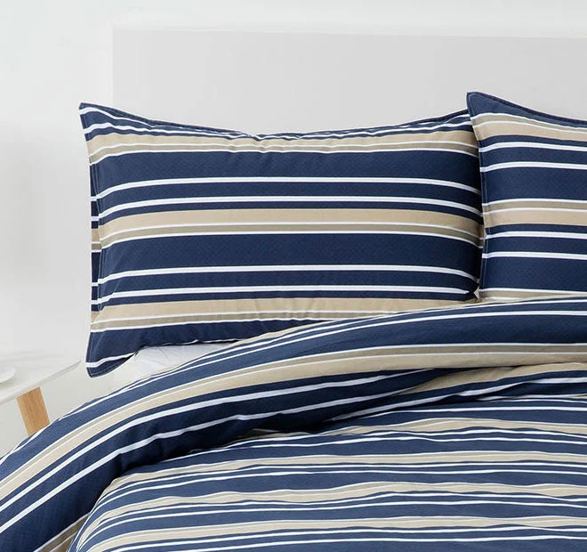 Unbeatable Prices Brighton Standard Pillowcase Pair Midnight Blue