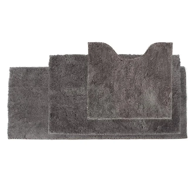 Weekend Special Discounts Super Plush Non-Slip Bath Mat Range Grey