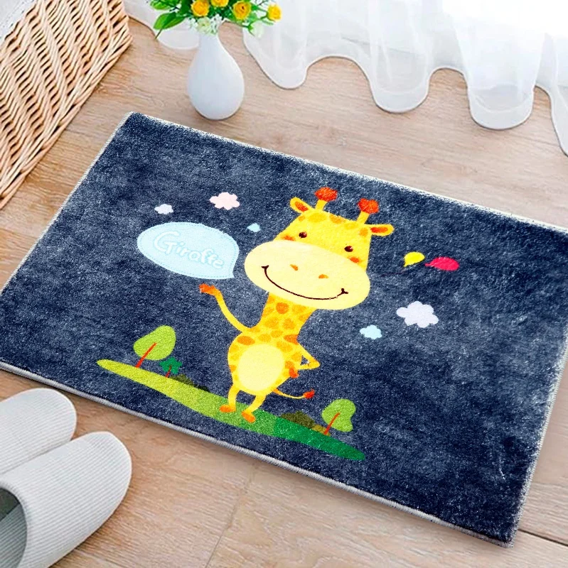 Weekend Flash Deals Kids Anti-Slip Door Mat (314)-Giraffe