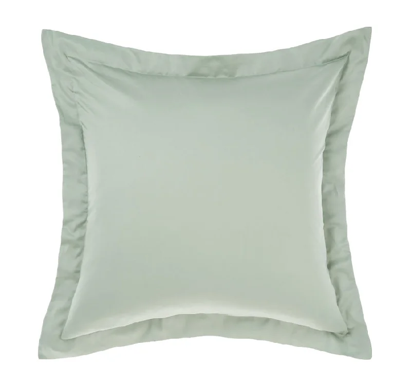 Weekend Flash Savings Hotel Augusta 500THC Cotton Sateen European Pillowcase Green Gum