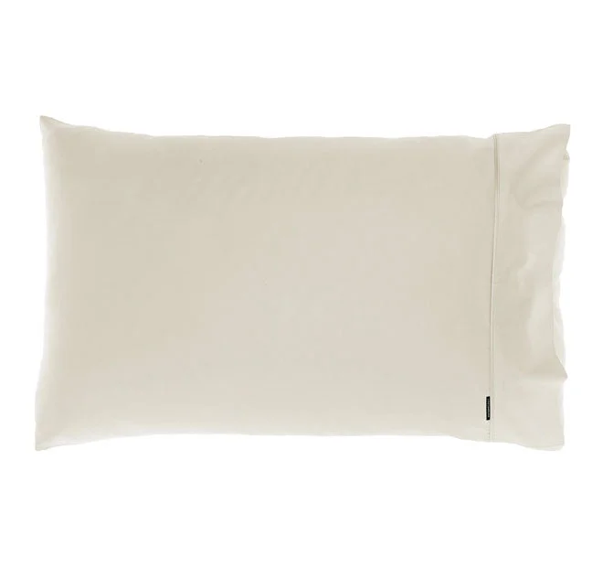 Weekend Bargain Bonanza Hotel Augusta 500THC Cotton Sateen King Pillowcase Taupe