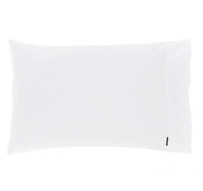 Weekend Deal Fever Hotel Augusta 500THC Cotton Sateen Standard Pillowcase White