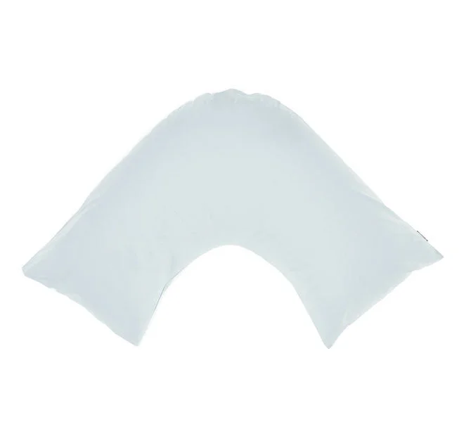 Weekend Steals Hotel Augusta 500THC Cotton Sateen V-Shape Pillowcase Pale Blue