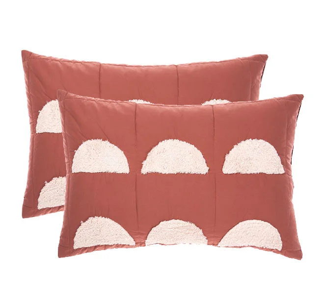 Don’t Miss These Deals Moonrise Standard Pillowsham Pair Paprika