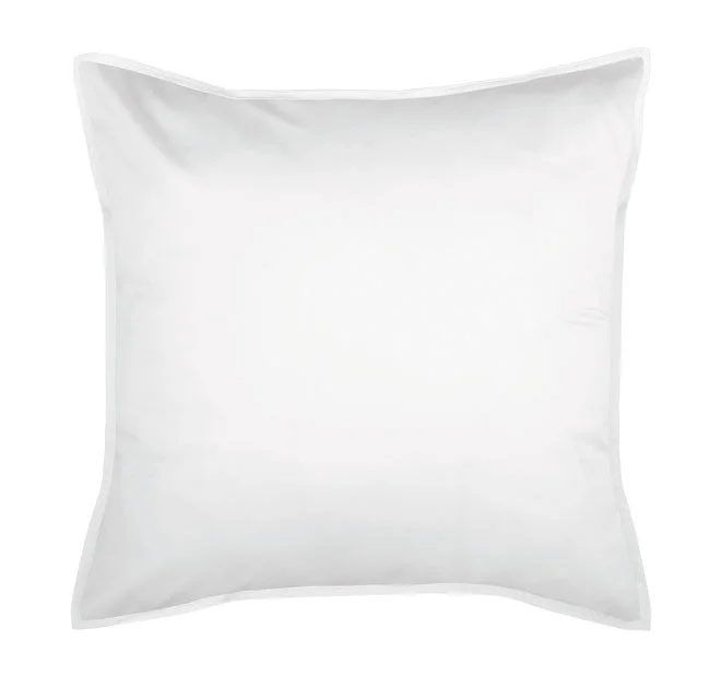 Hurry, While Stocks Last Nara 400THC Bamboo Cotton European Pillowcase White