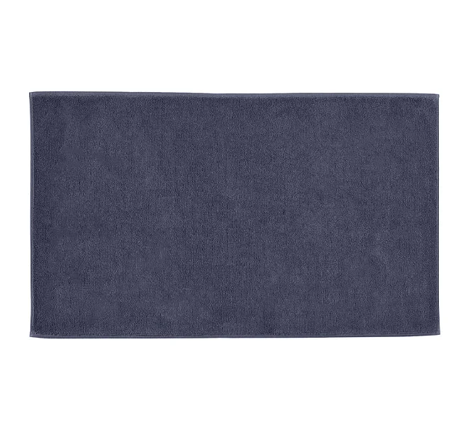 Today's Offer Nara 800GSM Bamboo Cotton Bath Mat Bluestone