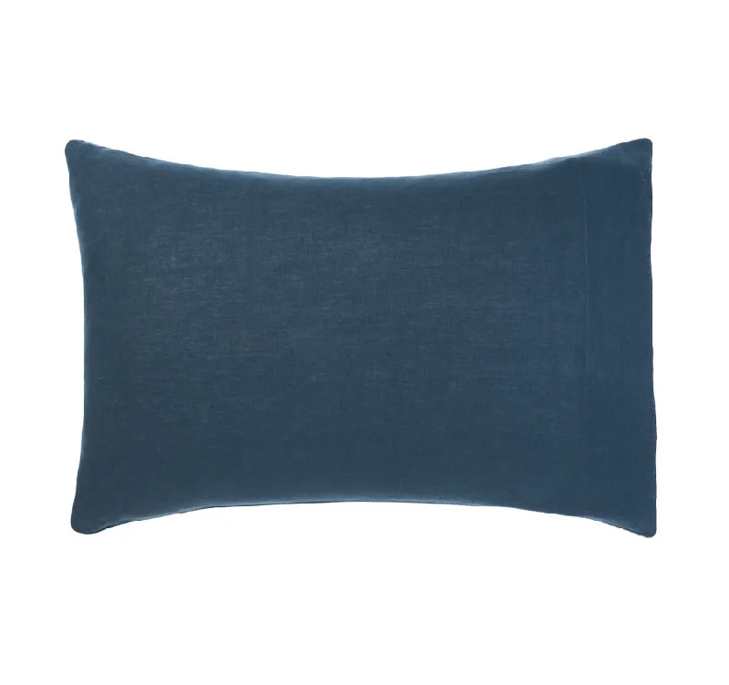 Best Price Ever Nimes Linen Standard Pillowcase Navy