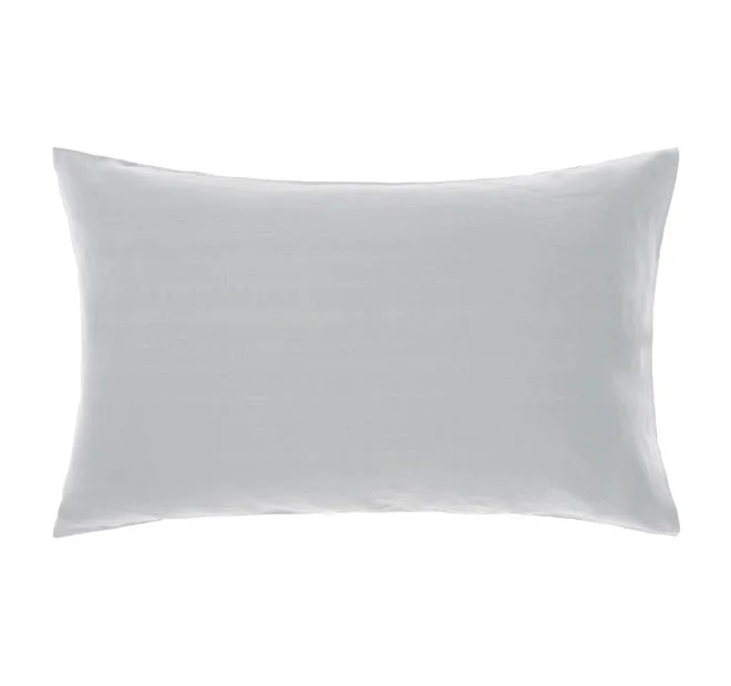 Weekend Flash Offers Nimes Linen Standard Pillowcase Pale Grey