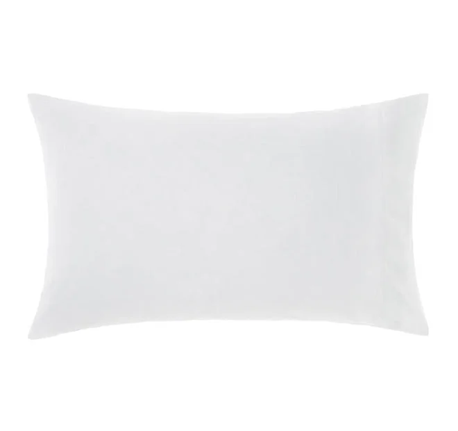 Weekend Big Sale Nimes Linen Standard Pillowcase White