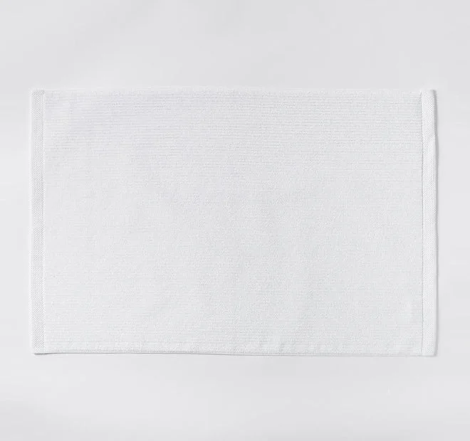 Limited Offer Reed 900GSM Cotton Bath Mat White