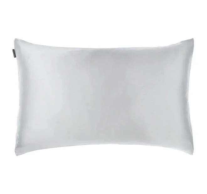 Weekend Shopping Fever Silk Standard Pillowcase Silver