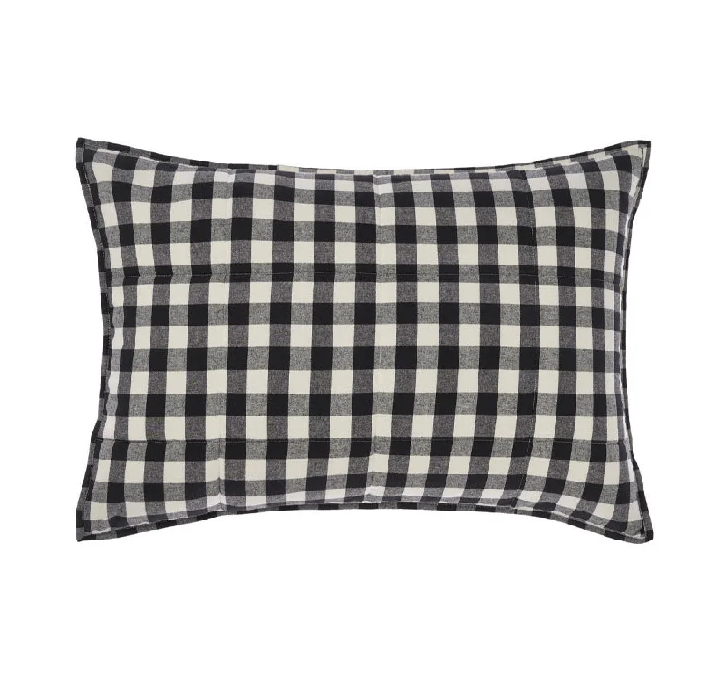 Weekend Price Slash Wren Standard Pillowsham Pair Black
