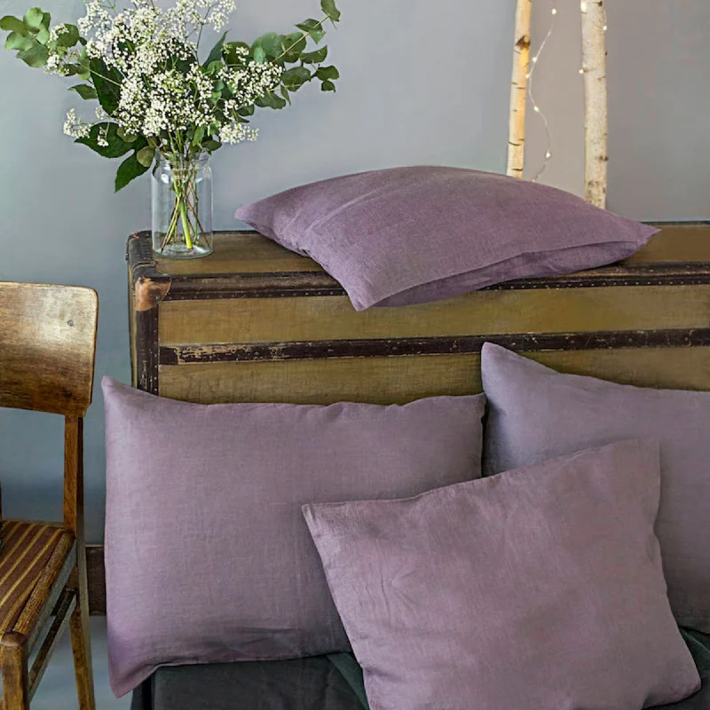 Limited-Time Deal Lavender Color Linen Pillowcase